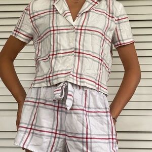 Garage new cropped pajama set